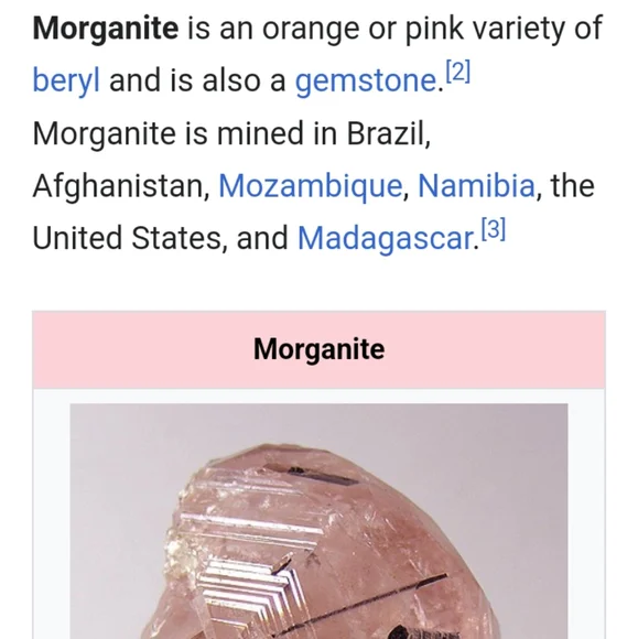 MORGANITE - 9.85 Carats - NATURAL, Genuine PEACH MORGANITE from MADAGASCAR - Picture 9 of 17